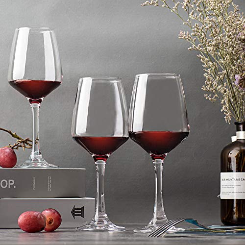 Lead-Free Clear Wine Glasses