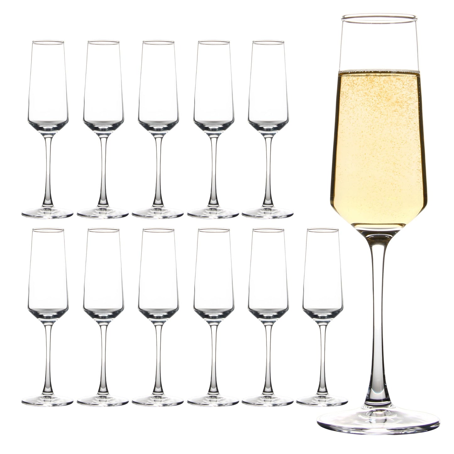 8 oz champagne glasses