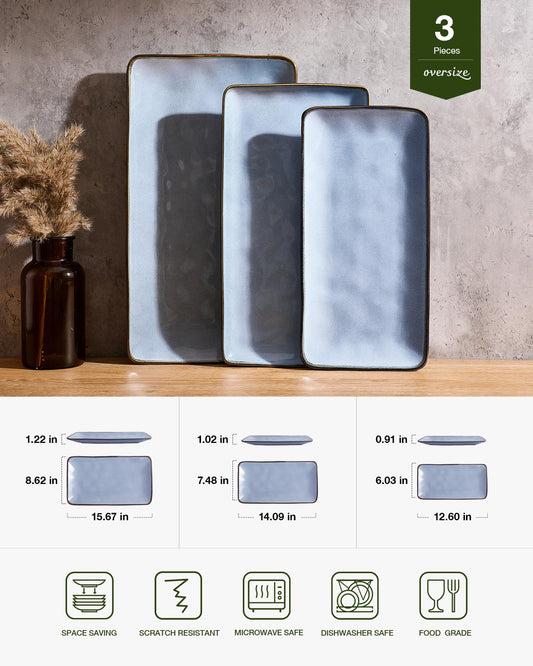 Rectangular Serving Platter Set