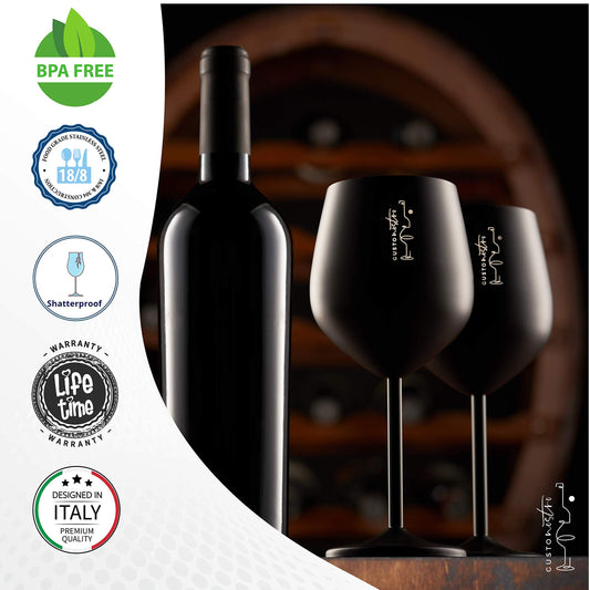 Stainless Steel Wine Glass