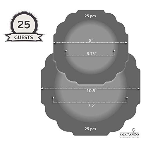 Disposable Party Dinnerware Set