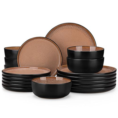 Ceramic Plates & Bowls Dinnerware Set