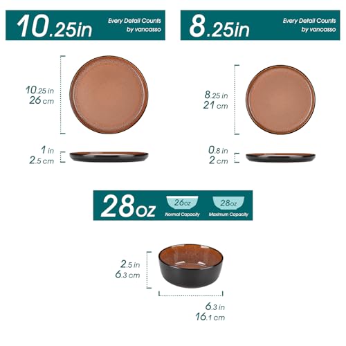Ceramic Plates & Bowls Dinnerware Set