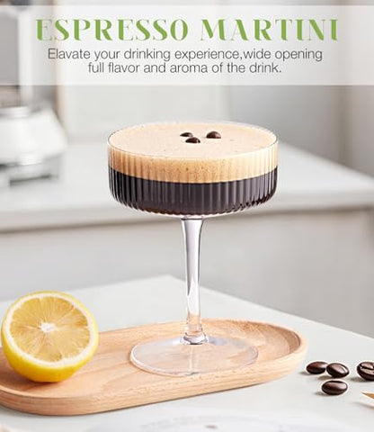 Martini Cocktail Glasses Set