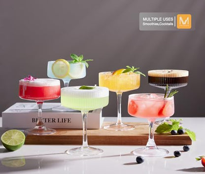 Martini Cocktail Glasses Set