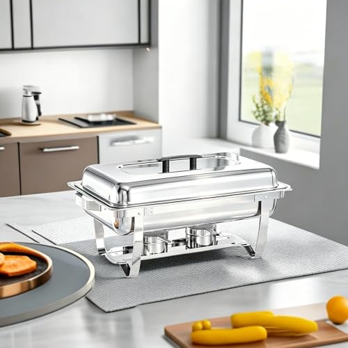 9QT Stainless Steel Chafing Dish Set of 4