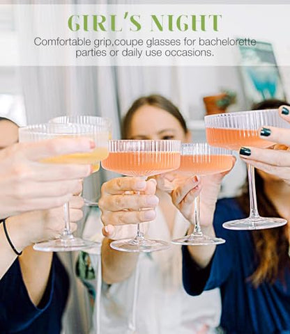 Martini Cocktail Glasses Set