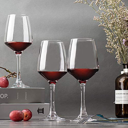 Lead-Free Clear Wine Glasses