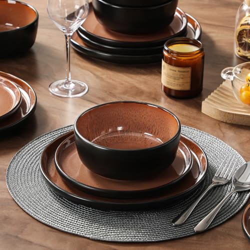 Ceramic Plates & Bowls Dinnerware Set