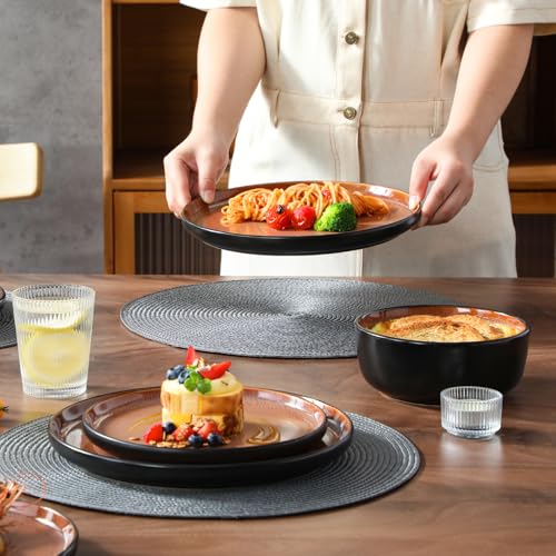 Ceramic Plates & Bowls Dinnerware Set