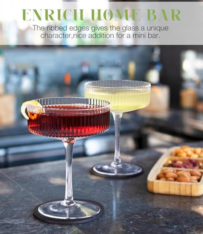 Martini Cocktail Glasses Set