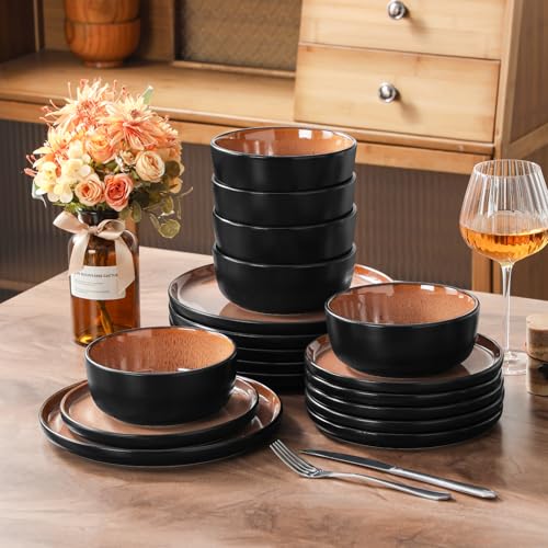 Ceramic Plates & Bowls Dinnerware Set