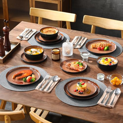 Ceramic Plates & Bowls Dinnerware Set