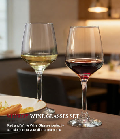 Crystal Hand Blown Red Wine Glasses