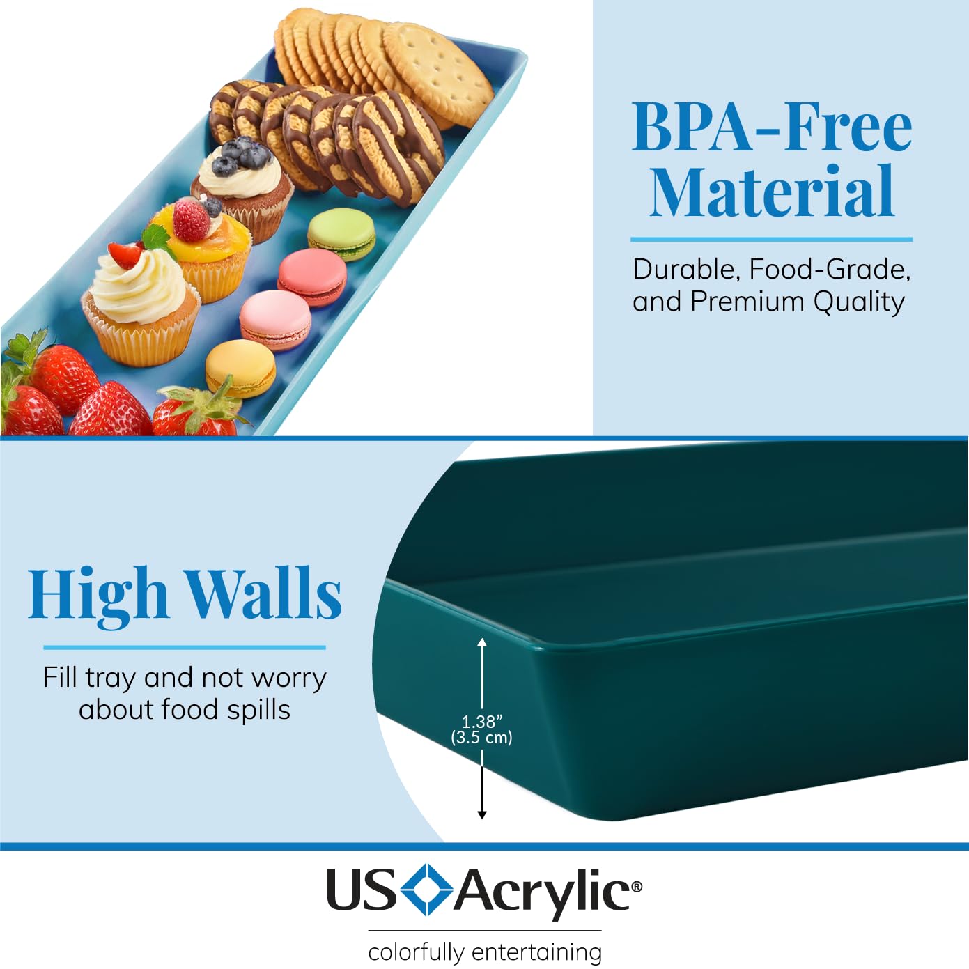 Open Serving Tray Set
