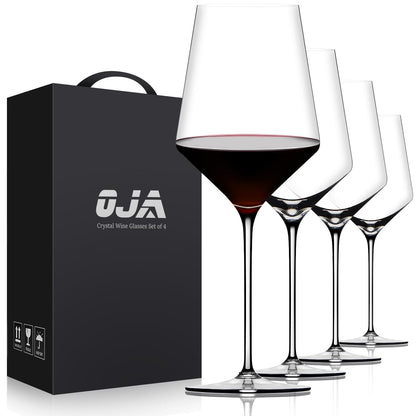 Crystal Hand Blown Red Wine Glasses