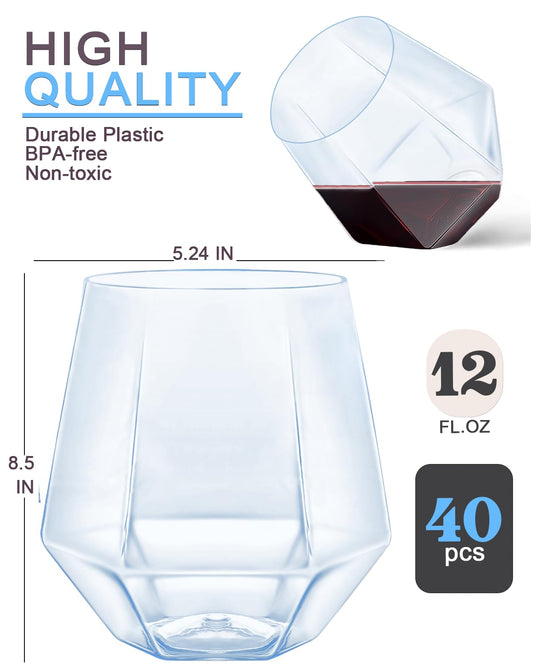 Plastic Wine Glasses