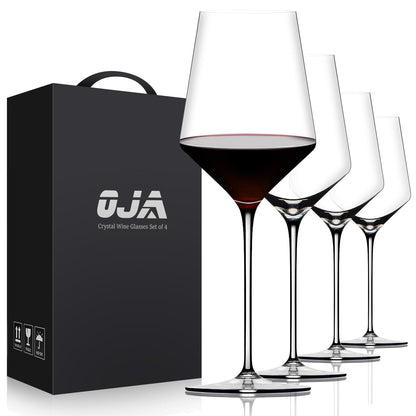 Crystal Hand Blown Red Wine Glasses