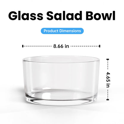 118oz Glass Salad Bowl