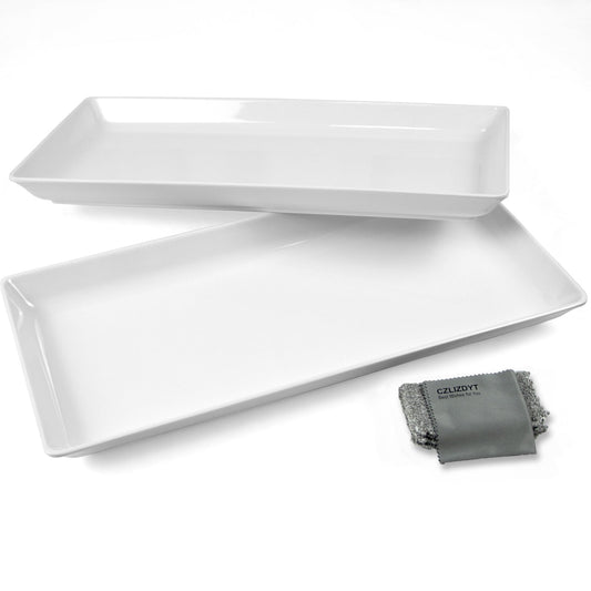 Long Rectangle Serving Platters Set of 2