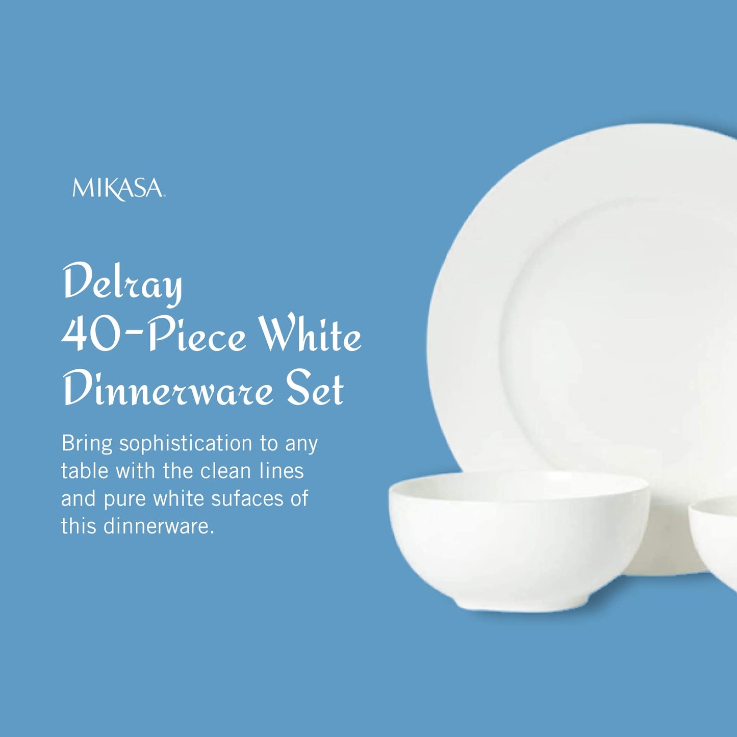 40 Piece Dinnerware Set