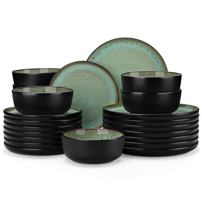 Ceramic Plates & Bowls Dinnerware Set