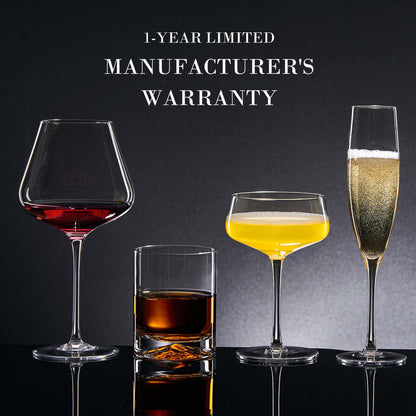 Wine & Champagne Glasses Set of 4