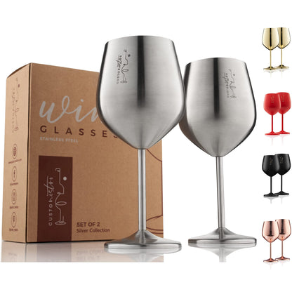 Stainless Steel Wine Glass