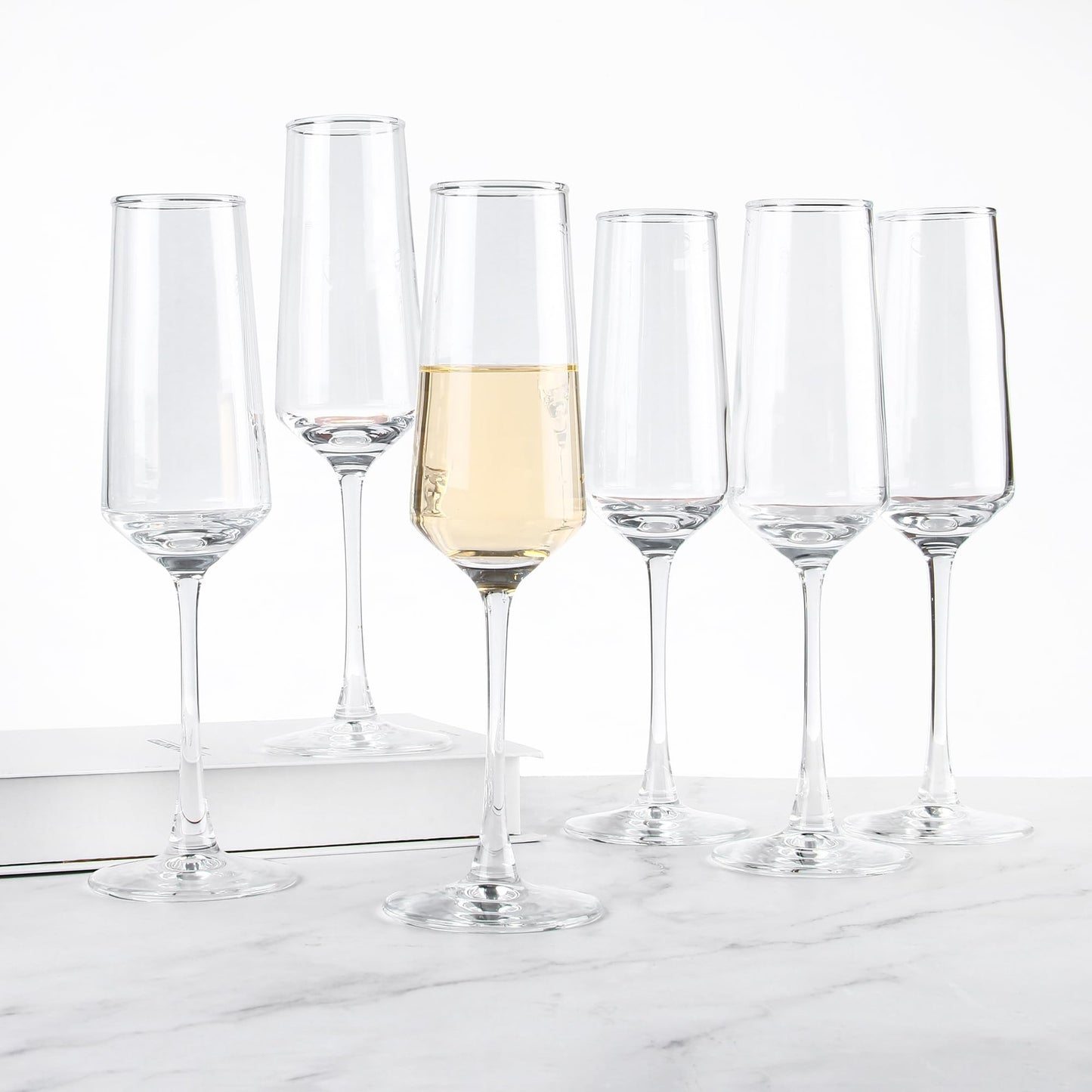 8 oz champagne glasses