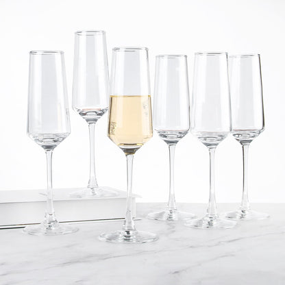 8 oz champagne glasses