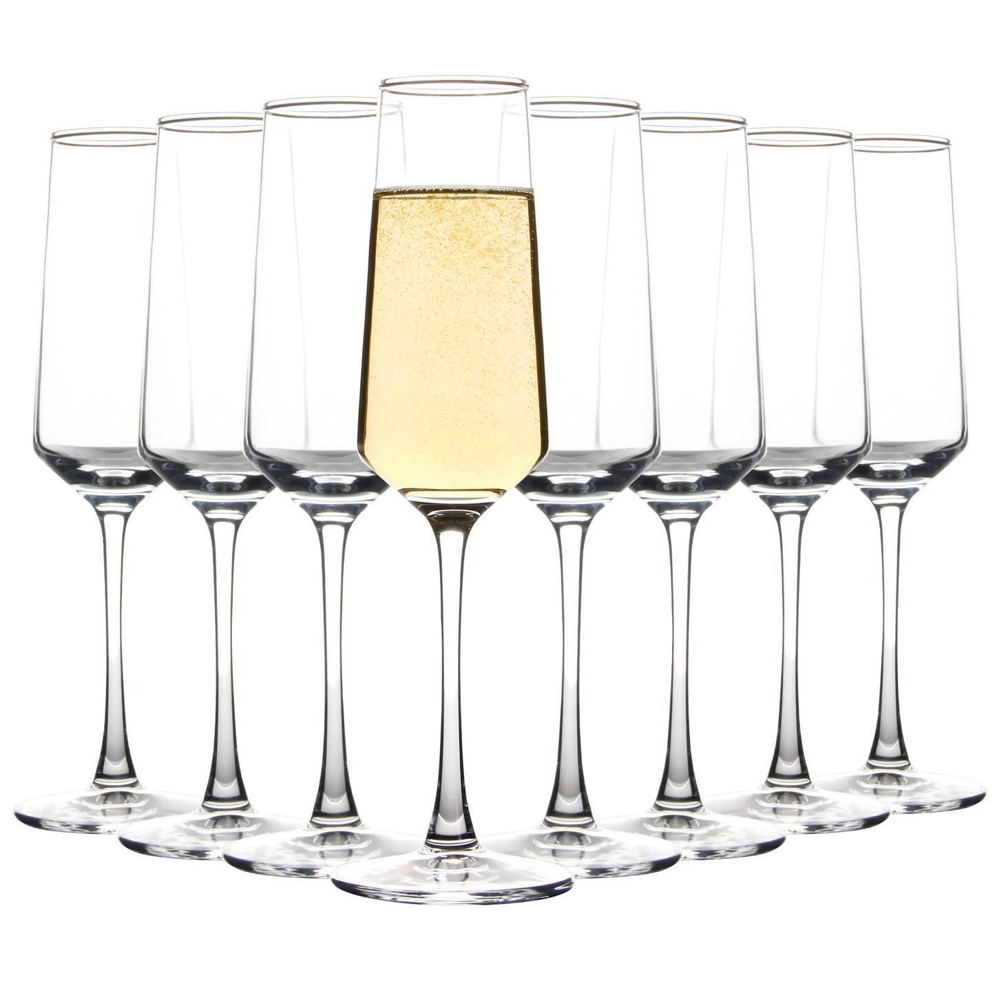 8 oz champagne glasses