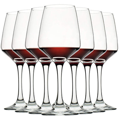 Lead-Free Clear Wine Glasses