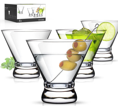 Martini Cocktail Glasses Set