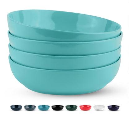 40oz Porcelain Pasta Bowls Set of 4