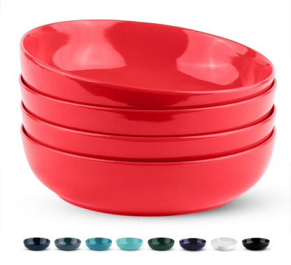 40oz Porcelain Pasta Bowls Set of 4