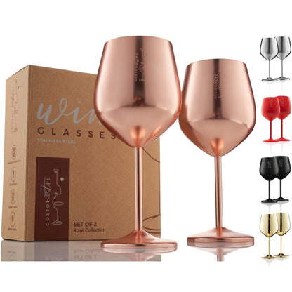 Stainless Steel Wine Glass