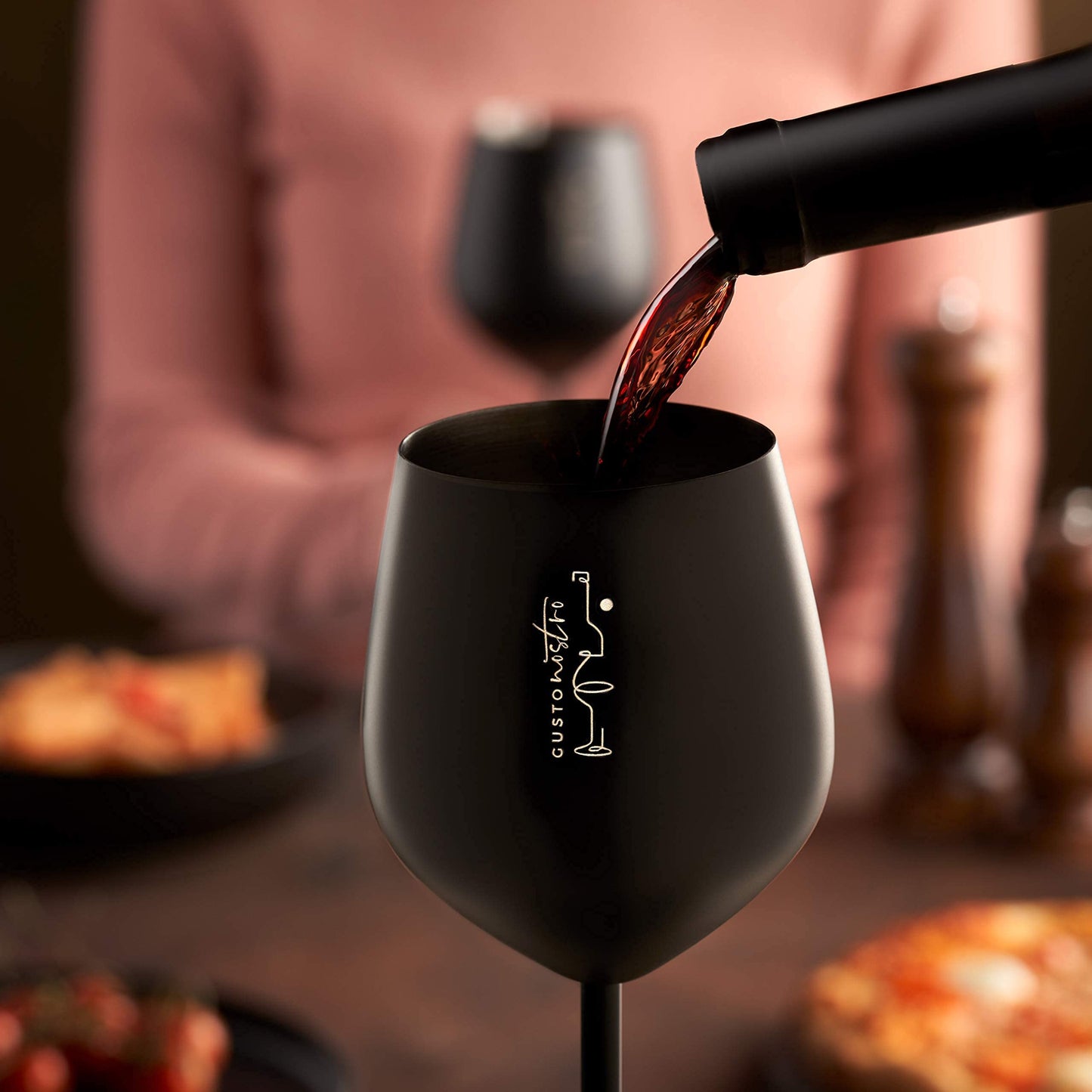 Stainless Steel Wine Glass