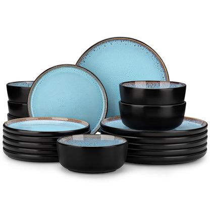 Ceramic Plates & Bowls Dinnerware Set