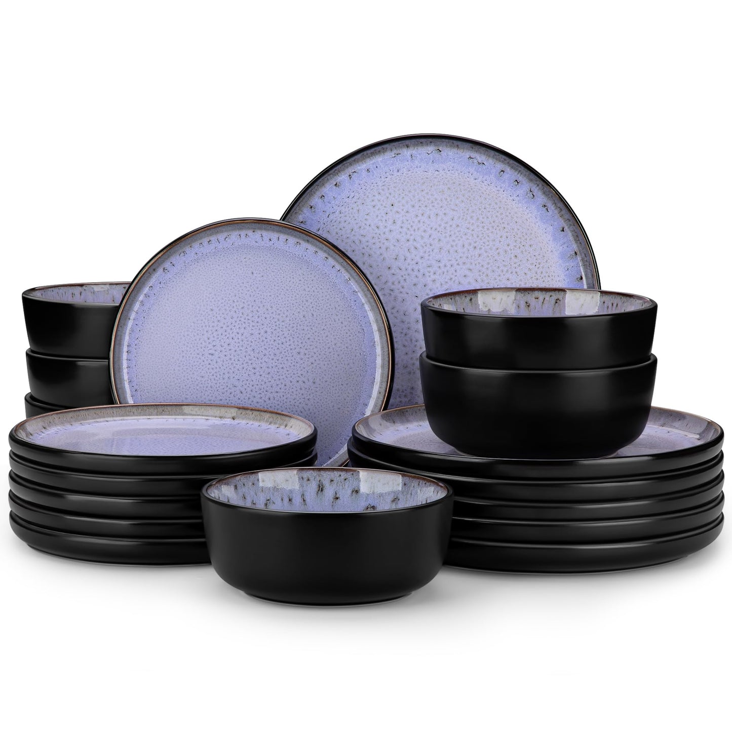 Ceramic Plates & Bowls Dinnerware Set