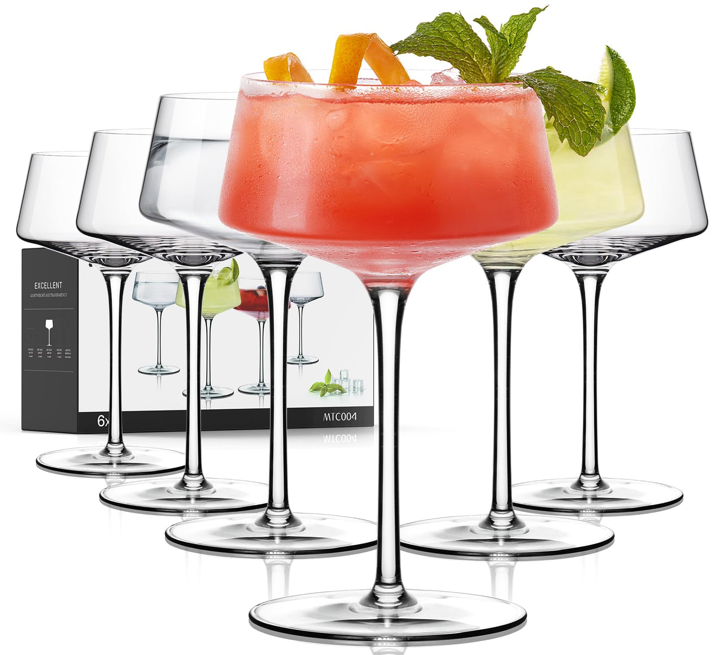 Martini Cocktail Glasses Set