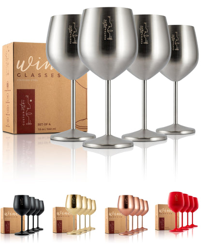 Stainless Steel Wine Glass