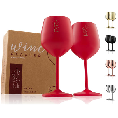 Stainless Steel Wine Glass