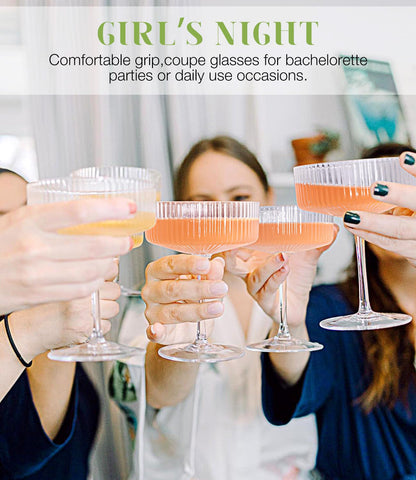 Martini Cocktail Glasses Set