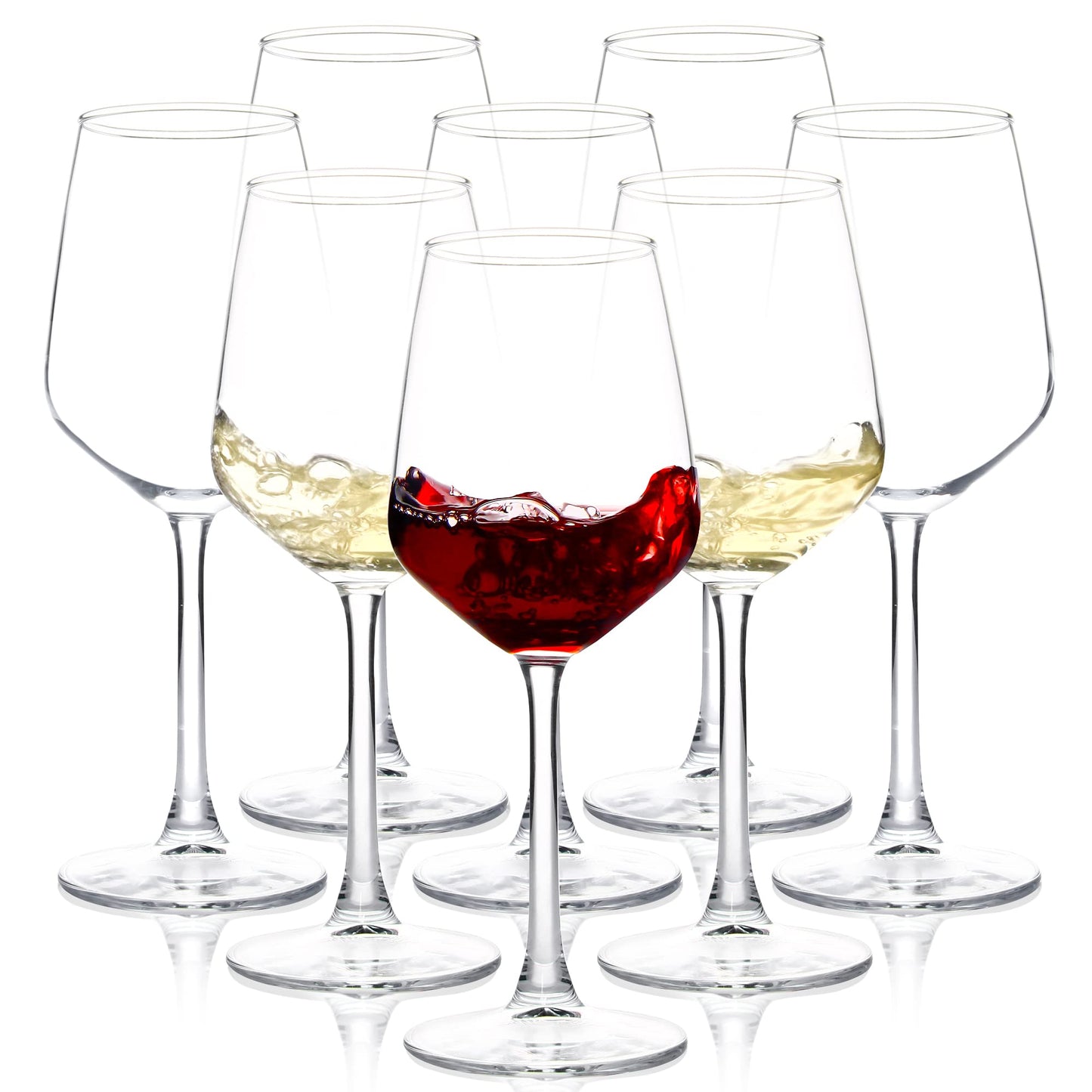 12oz Long Stem Wine Glasses Set
