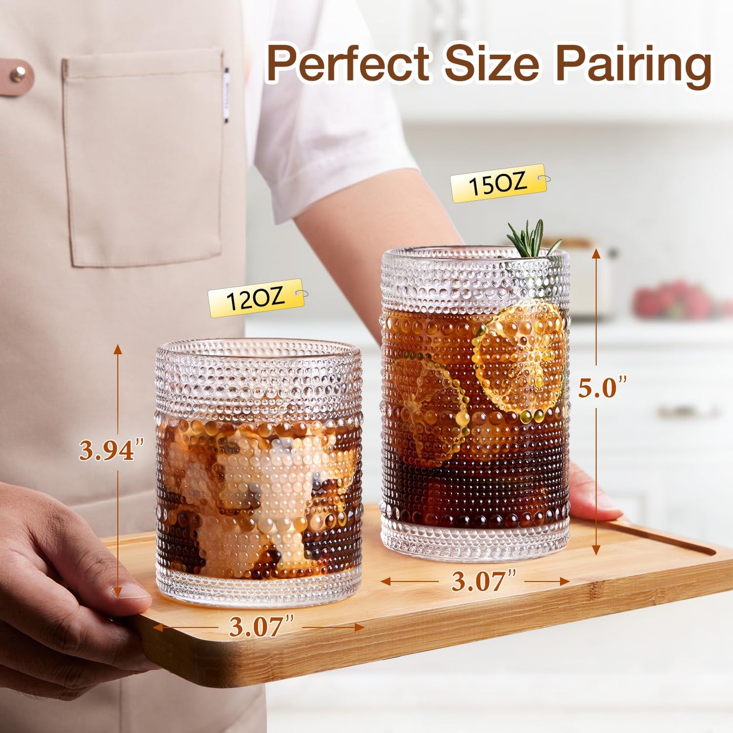 Highball Glasses Set of 8