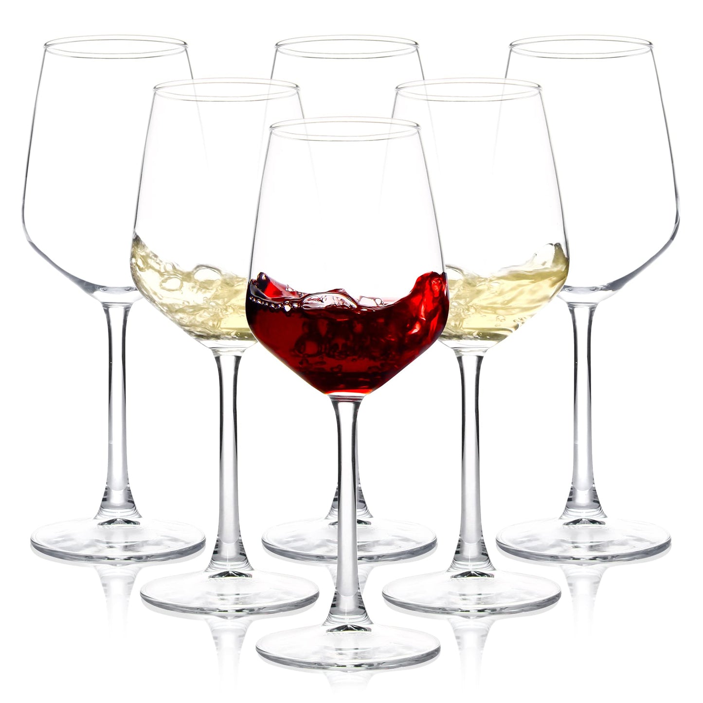 12oz Long Stem Wine Glasses Set