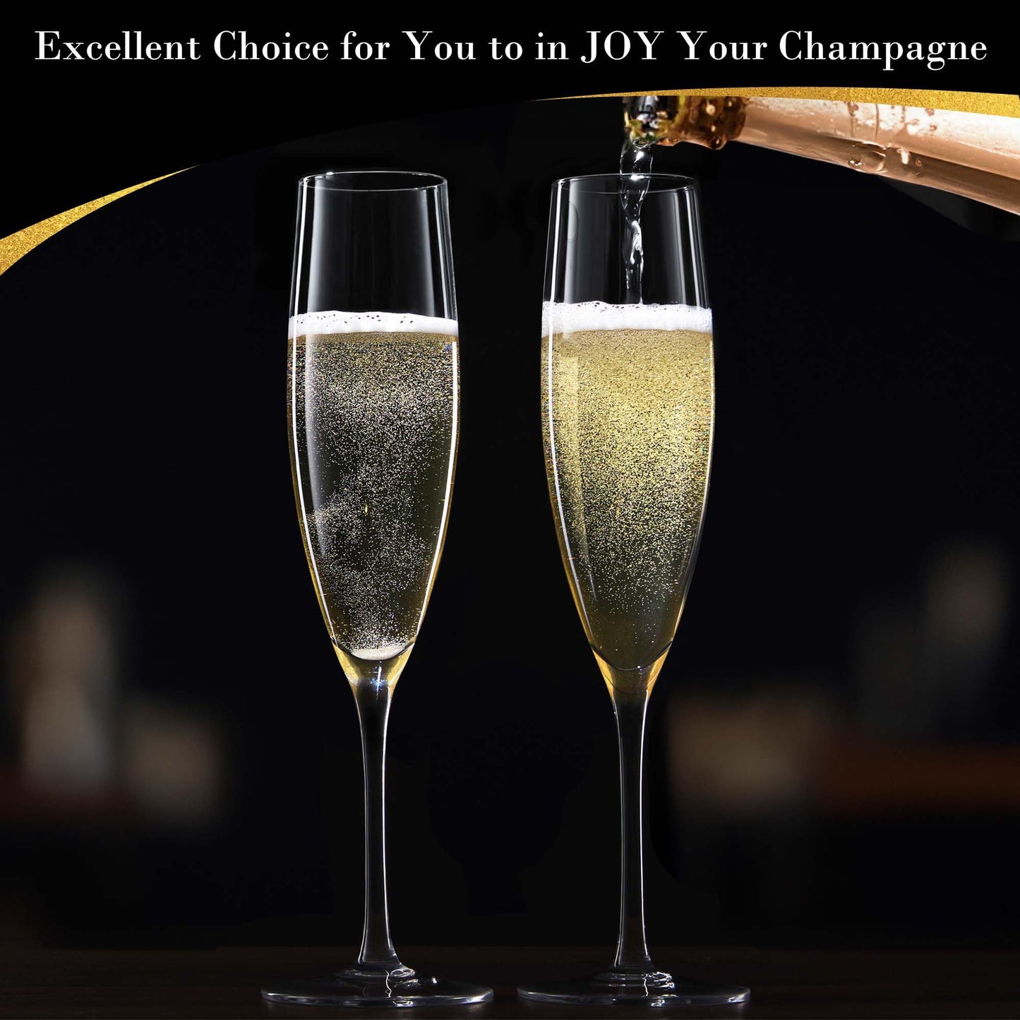 Wine & Champagne Glasses Set of 4