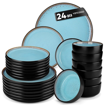 Ceramic Plates & Bowls Dinnerware Set