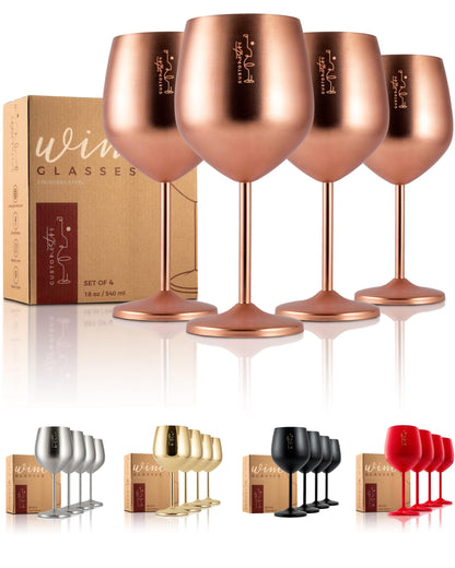 Stainless Steel Wine Glass