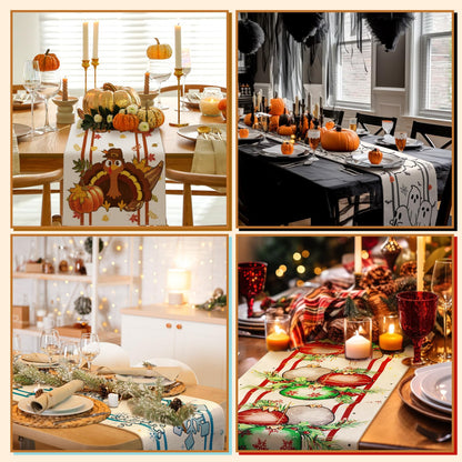 Seasonal Table Runner Set of 12